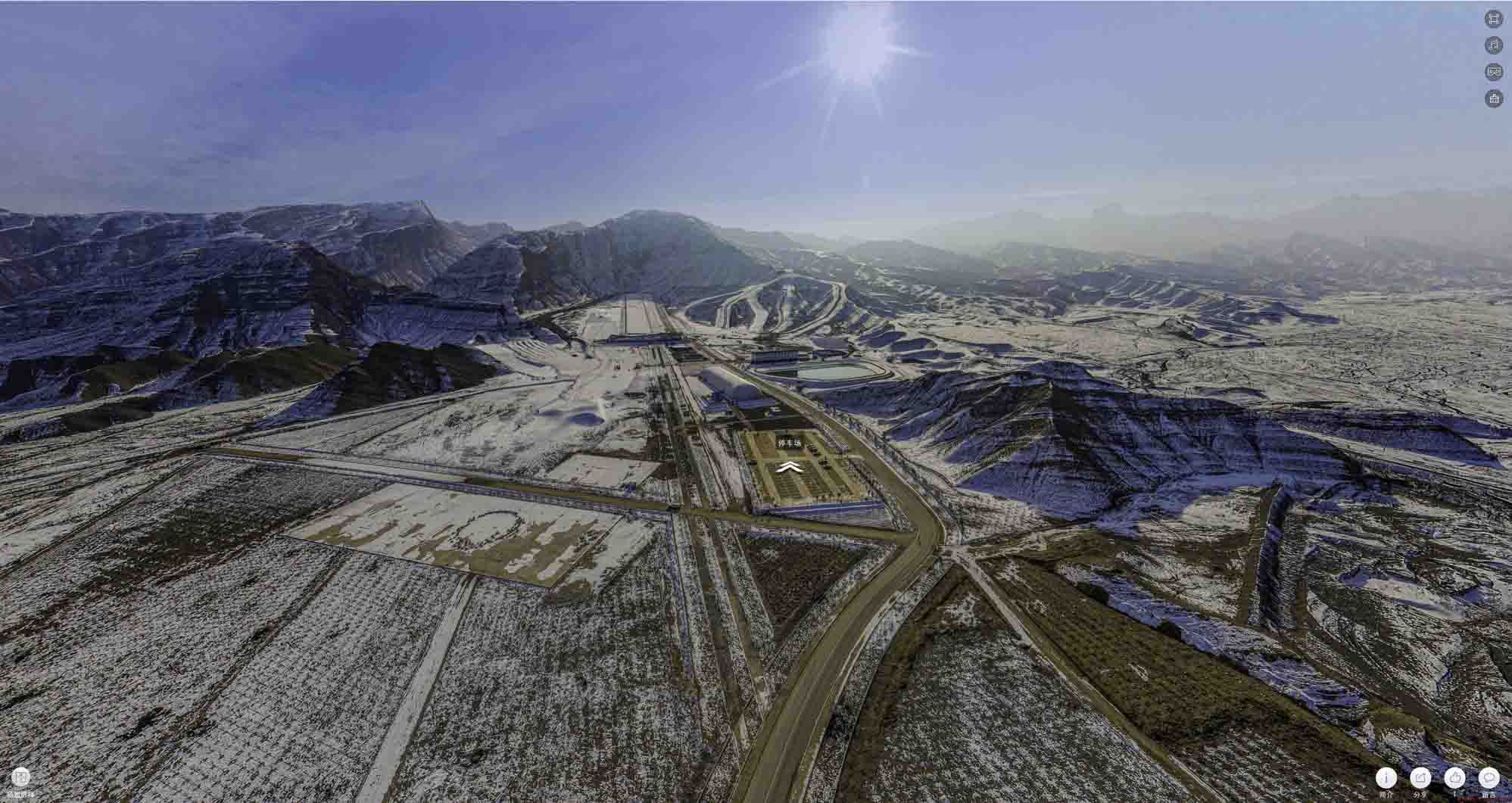 城北720全景技术：开启全方位视觉新纪元——在手绘地图中的应用探索